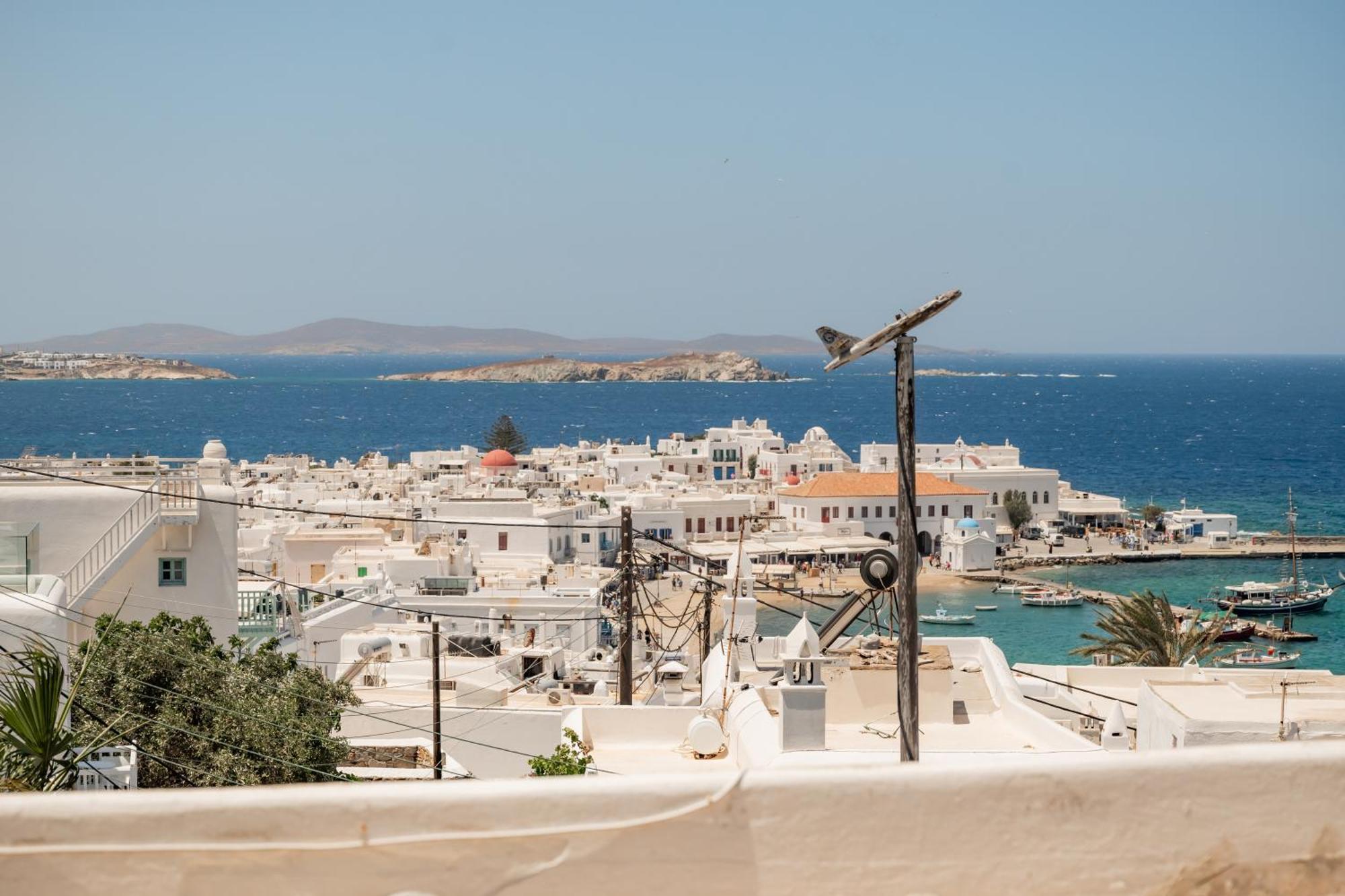 Rania Apartments Sea View Mykonos Town Eksteriør bilde